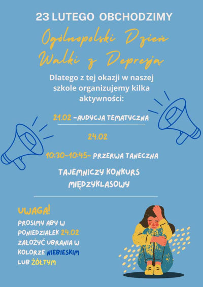 Międzynarodowy Dzień Walki z Depresją