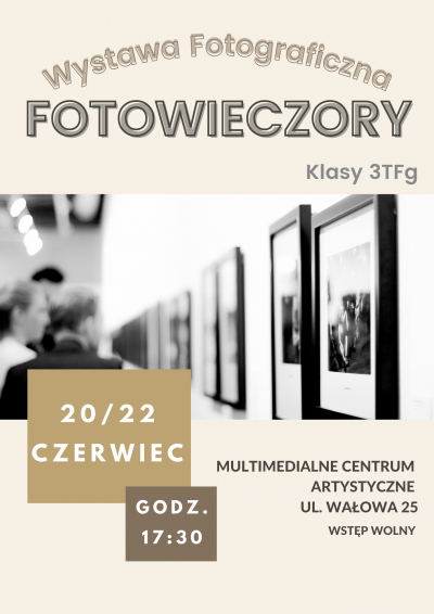 Fotowieczory Szkoły Szczepanika 2022