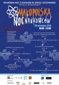 Małopolska Noc Naukowców 2016 ze Szkołą Szczepanika