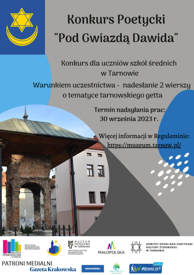 Konkurs poetycki &quot;Pod Gwiazdą Dawida&quot;