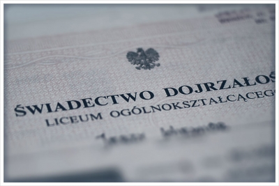 Odbiór świadectw dojrzałości (wyników Egzaminu maturalnego)