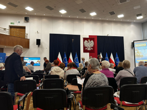 Udział w konferencji pod tytułem „Świadomy Senior, Bezpieczny Senior”