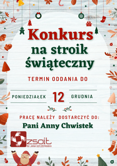 Konkurs na stroik bożonarodzeniowy