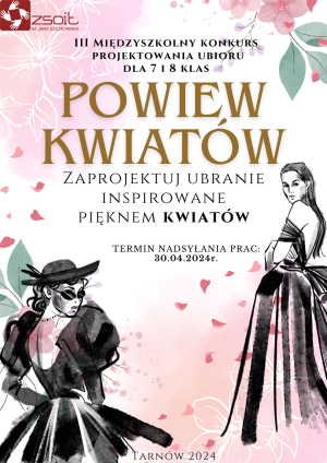 III Międzyszkolny Konkurs Projektowania Ubioru dla klas 7 i 8