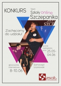 TALENT SZKOŁY SZCZEPANIKA 2020 ONLINE! - nagroda publiczności