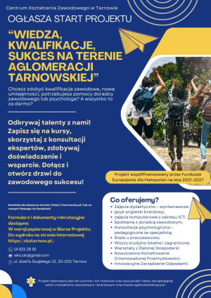 Wiedza, kwalifikacje, sukces na terenie aglomeracji tarnowskiej