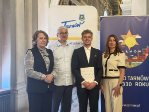 II miejsce w Tarnowskim Juniorze Biznesu dla Krystiana Zięby